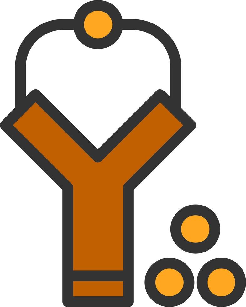 Slingshot Vector Icon Design