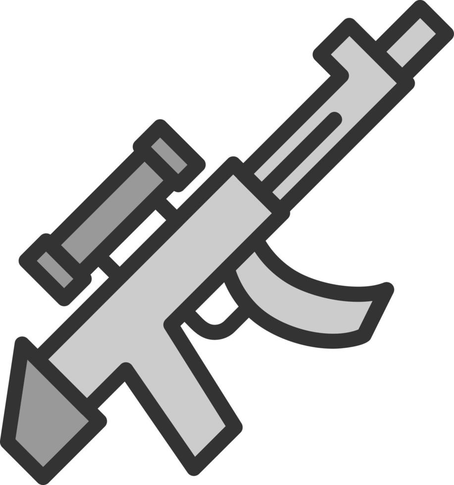 Rifle Vector Icon Design