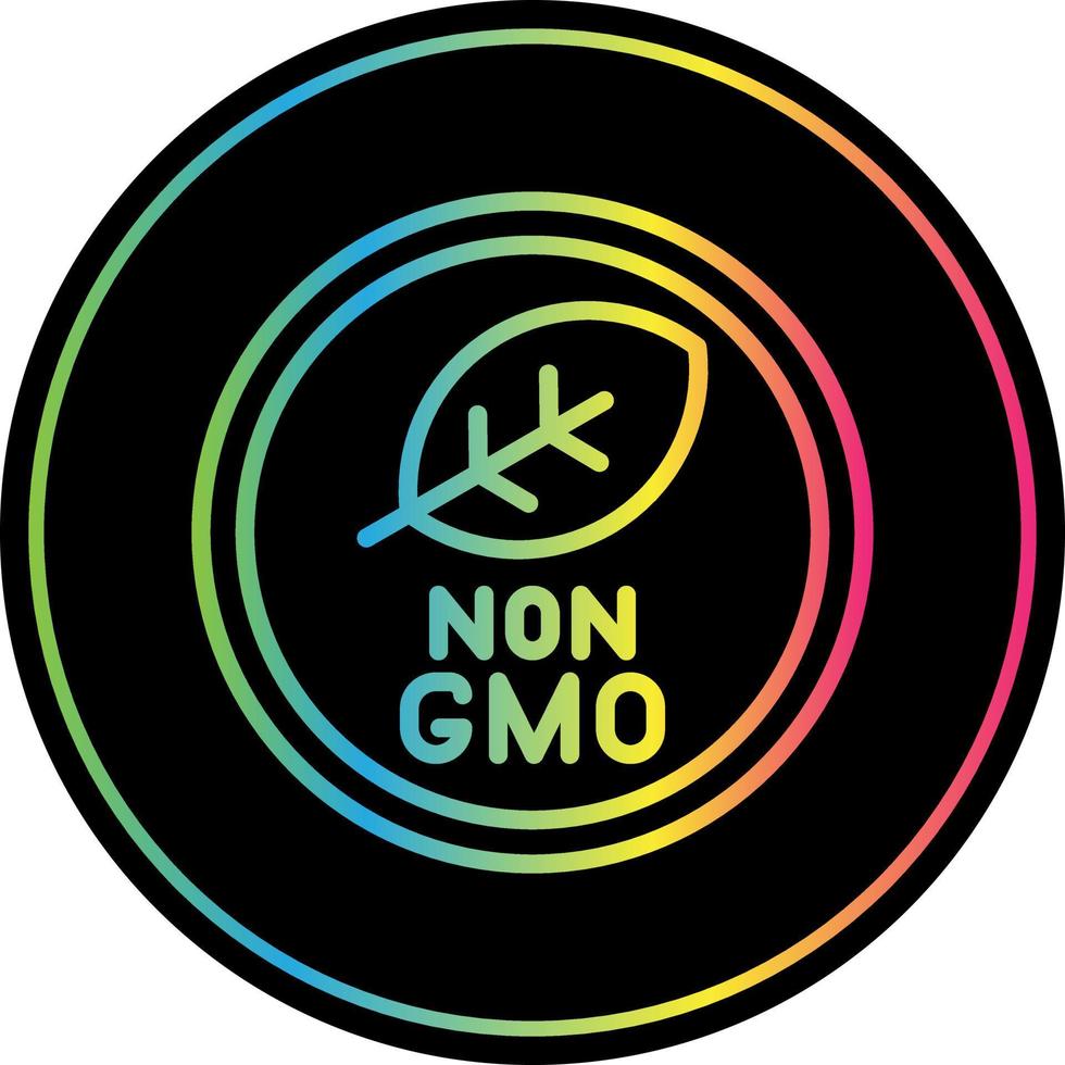 diseño de icono de vector no gmo