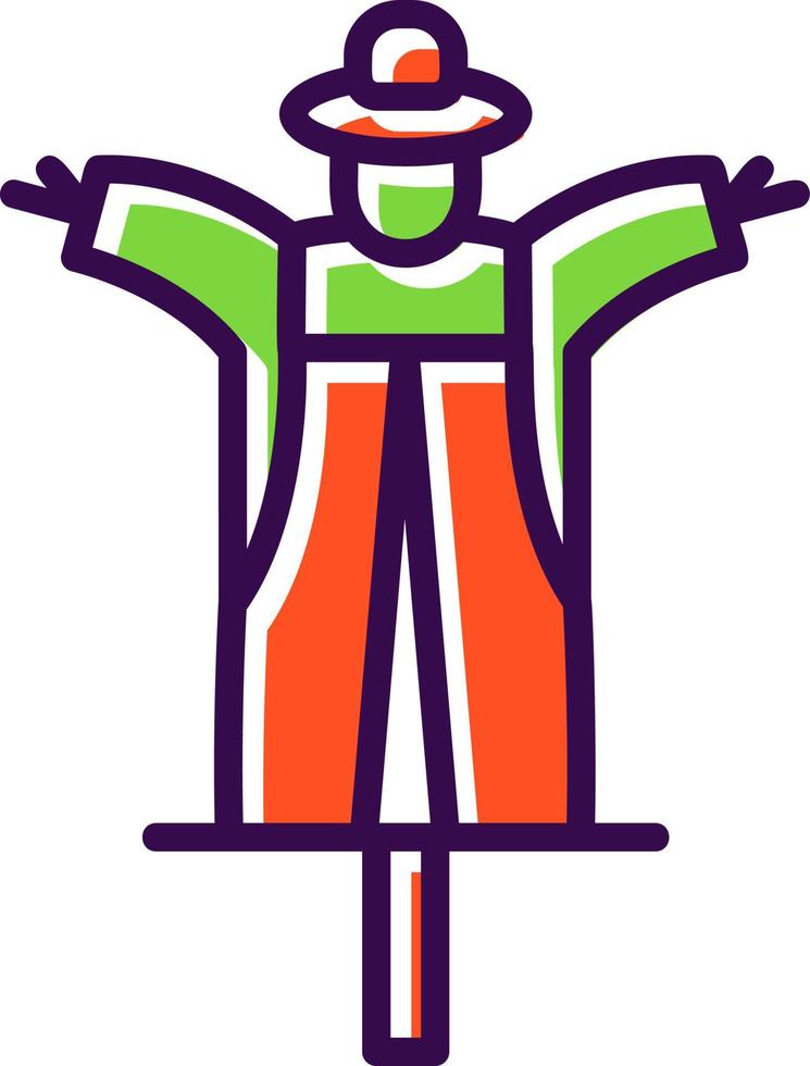Scarecrow Vector Icon Design