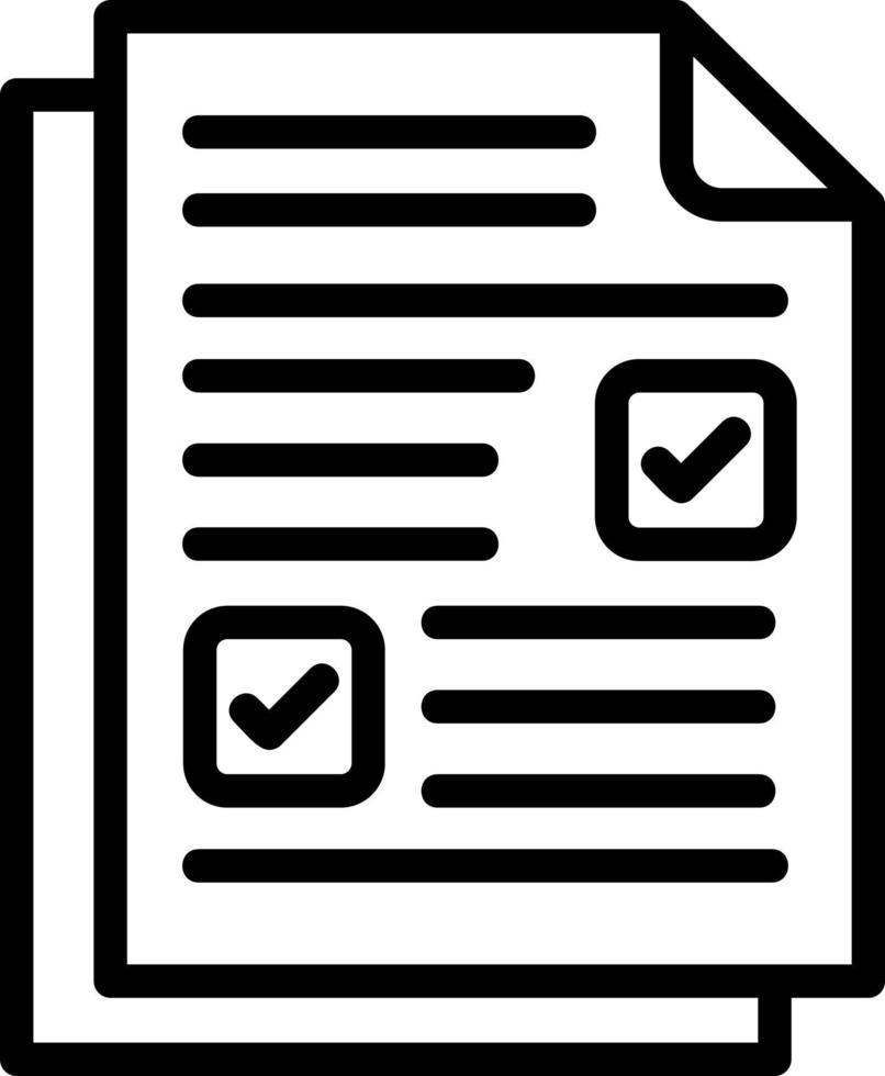 Checklist Vector Icon Design