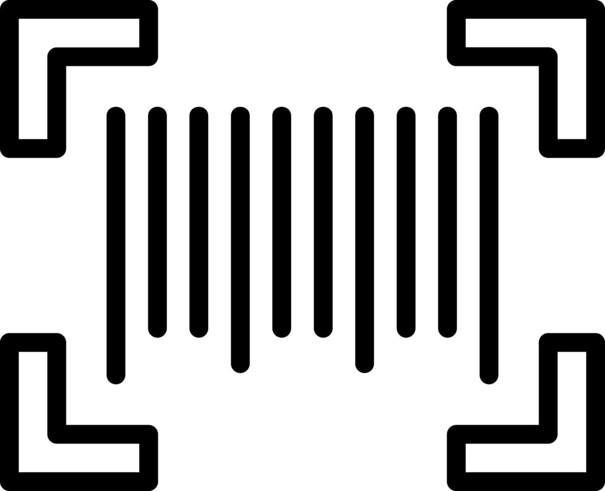 Barcode Scan Vector Icon Design