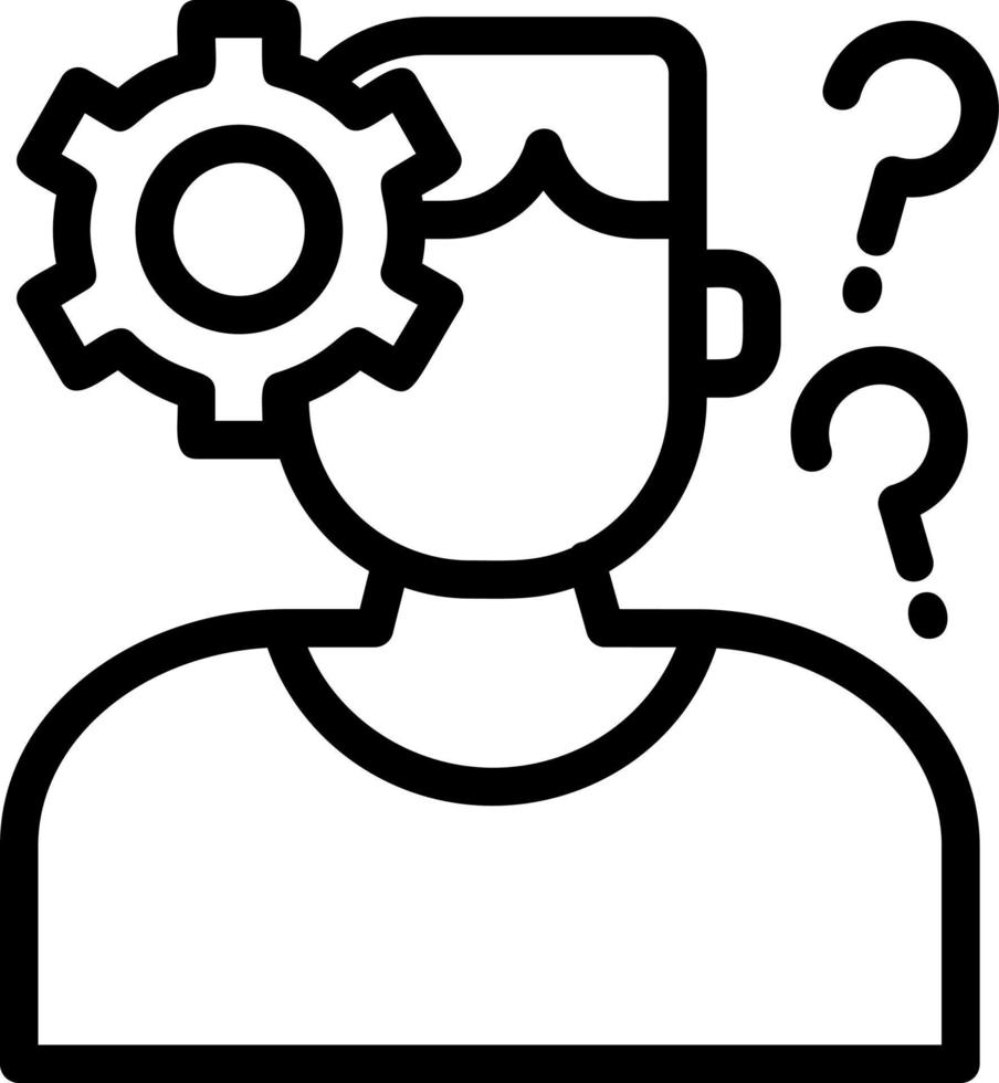Hallucination Vector Icon Design
