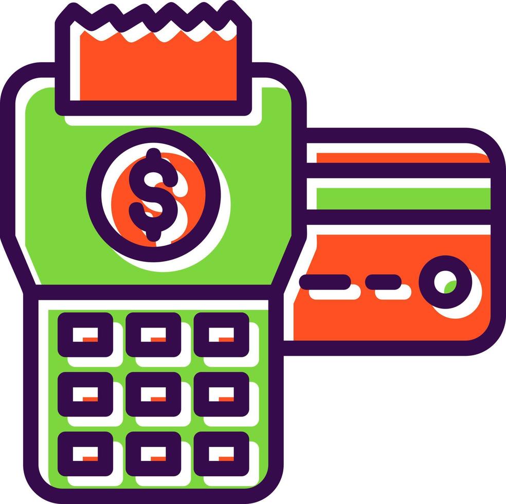 Pos Terminal Vector Icon Design