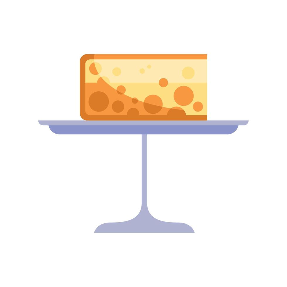cheese portion dairy product vector