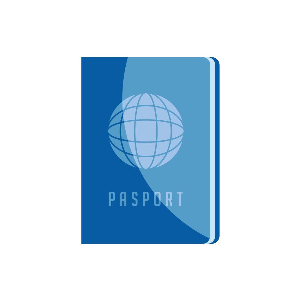 passport document travel vector