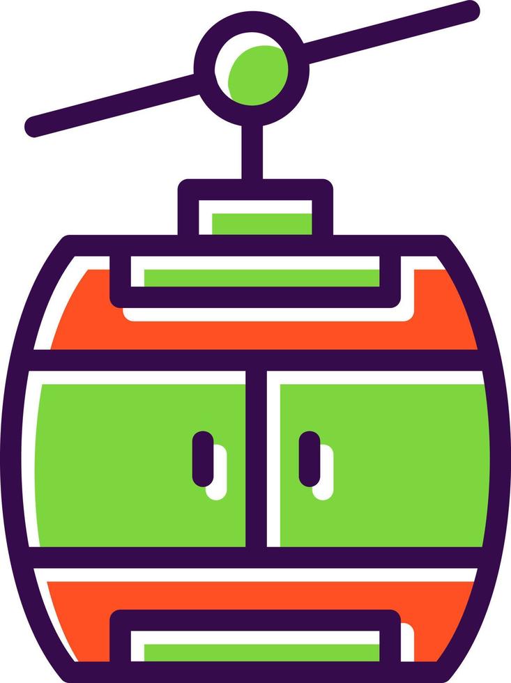 Gondola Vector Icon Design