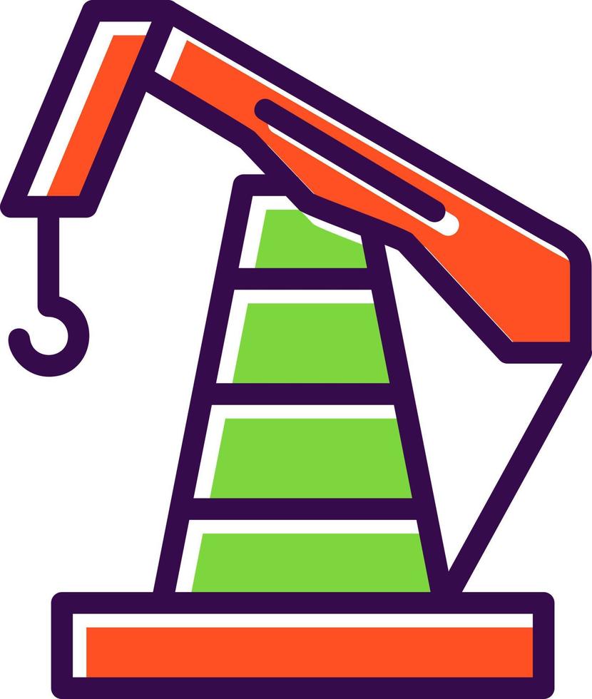 Oil Pump Vector Icon Design