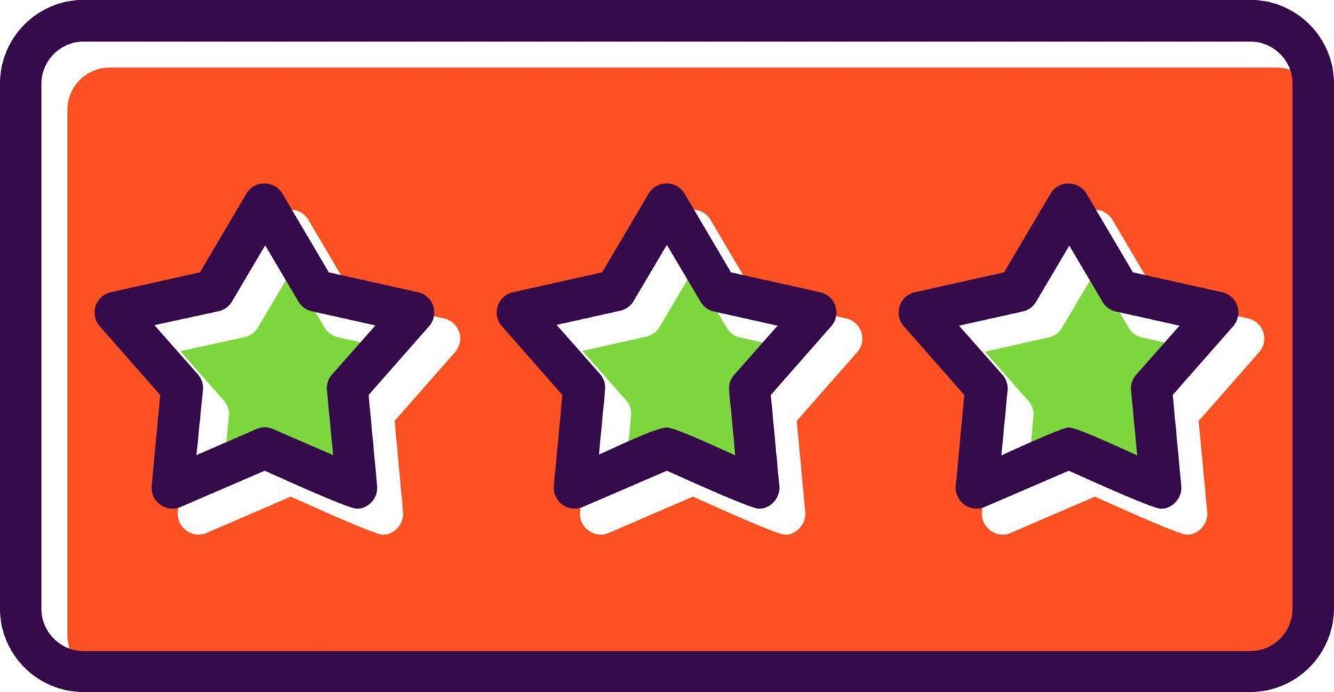 Star Rating Vector Icon Design