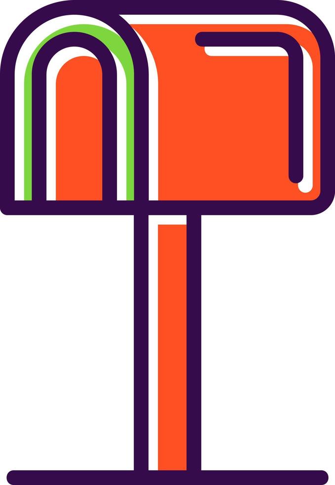 Mailbox Vector Icon Design
