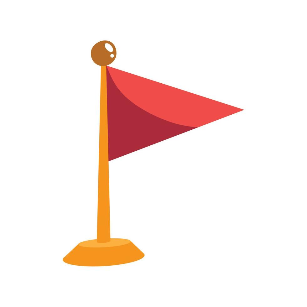 red flag position vector