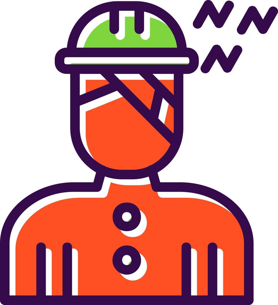 Injury Vector Icon Design