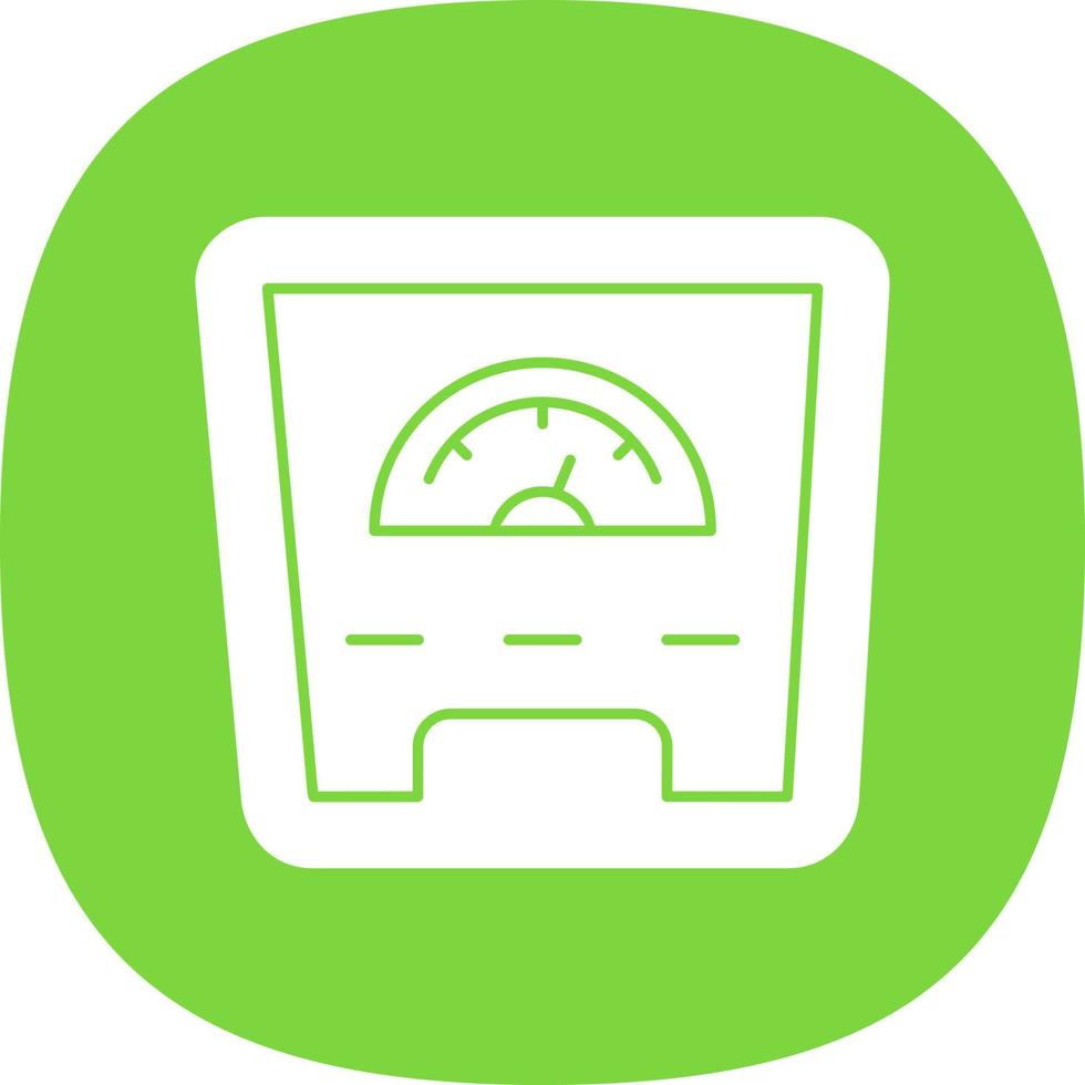 Weight Scale Vector Icon Design