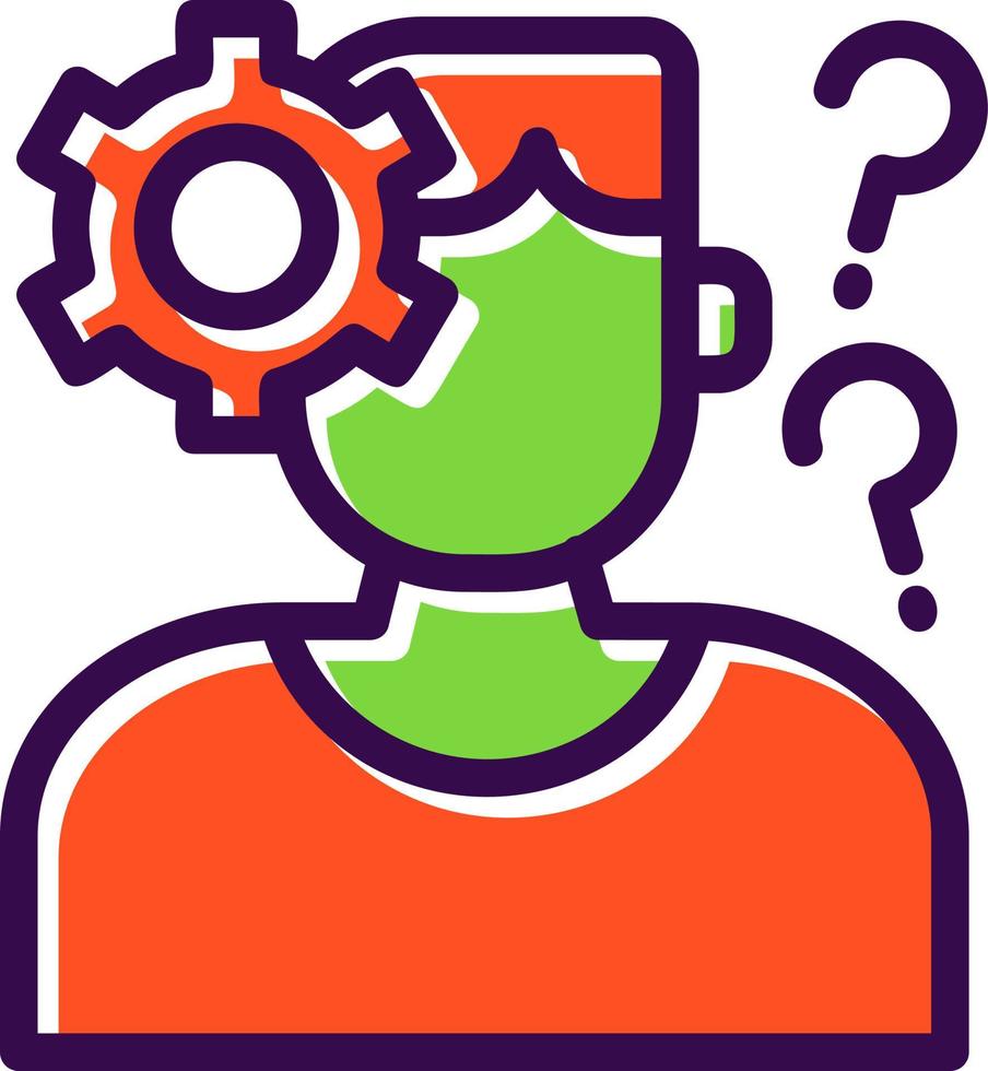 Hallucination Vector Icon Design