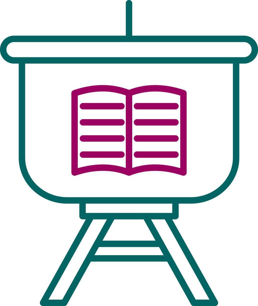 Education Presentation Vector Icon