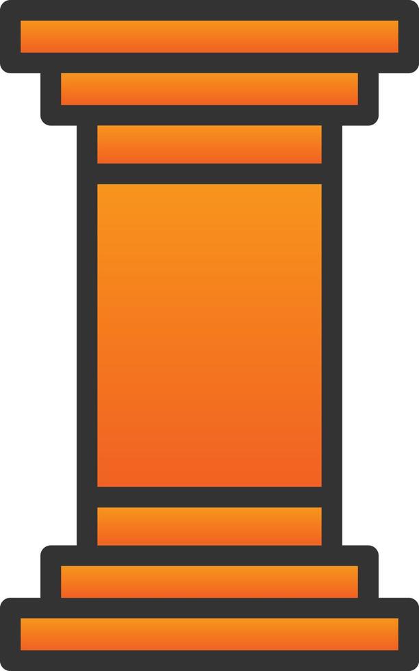 Column Vector Icon Design