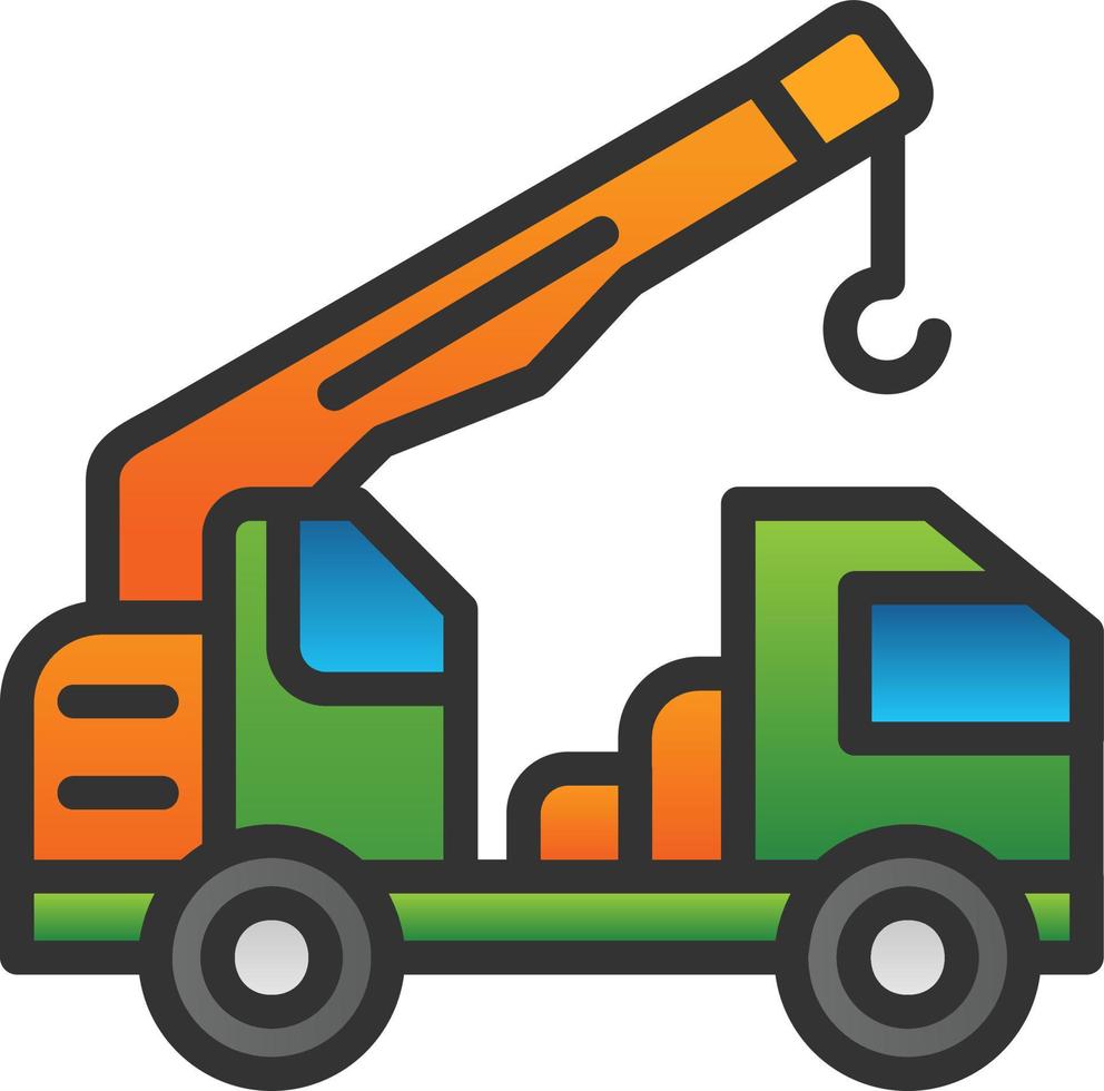 Crane Vector Icon Design