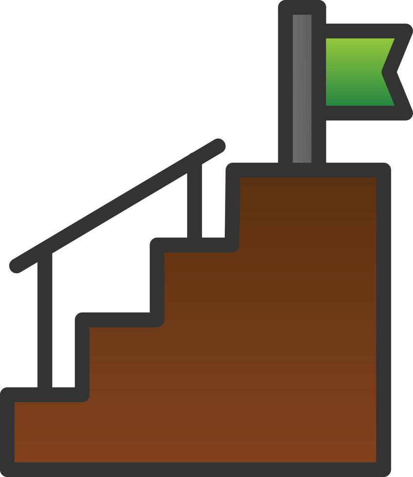 Stairs Vector Icon Design