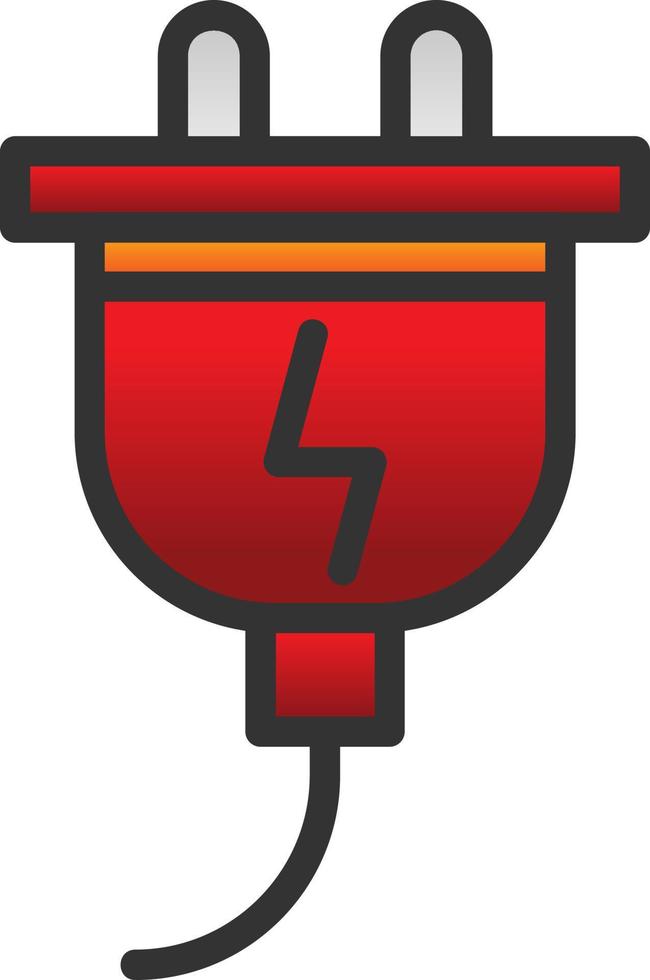 Electric Plug Vector Icon Design