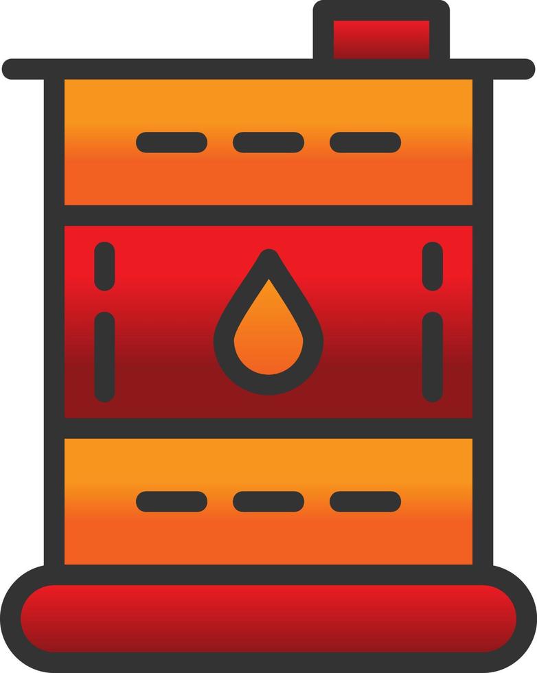 diseño de icono de vector de barril de petróleo