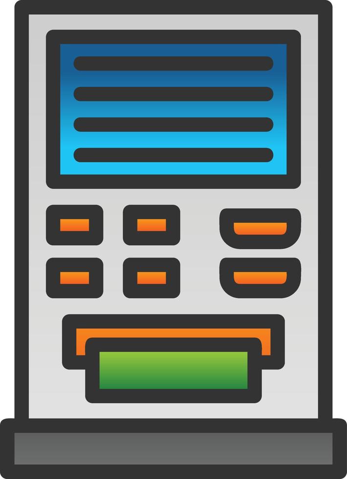 Cash Withdrawal Vector Icon Design