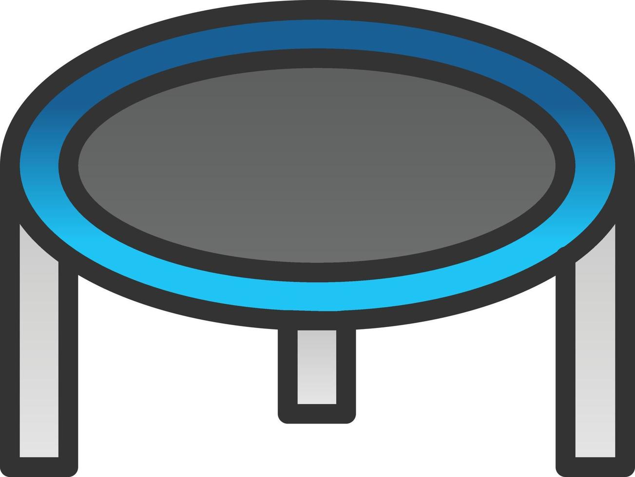 diseño de icono de vector de trampolín