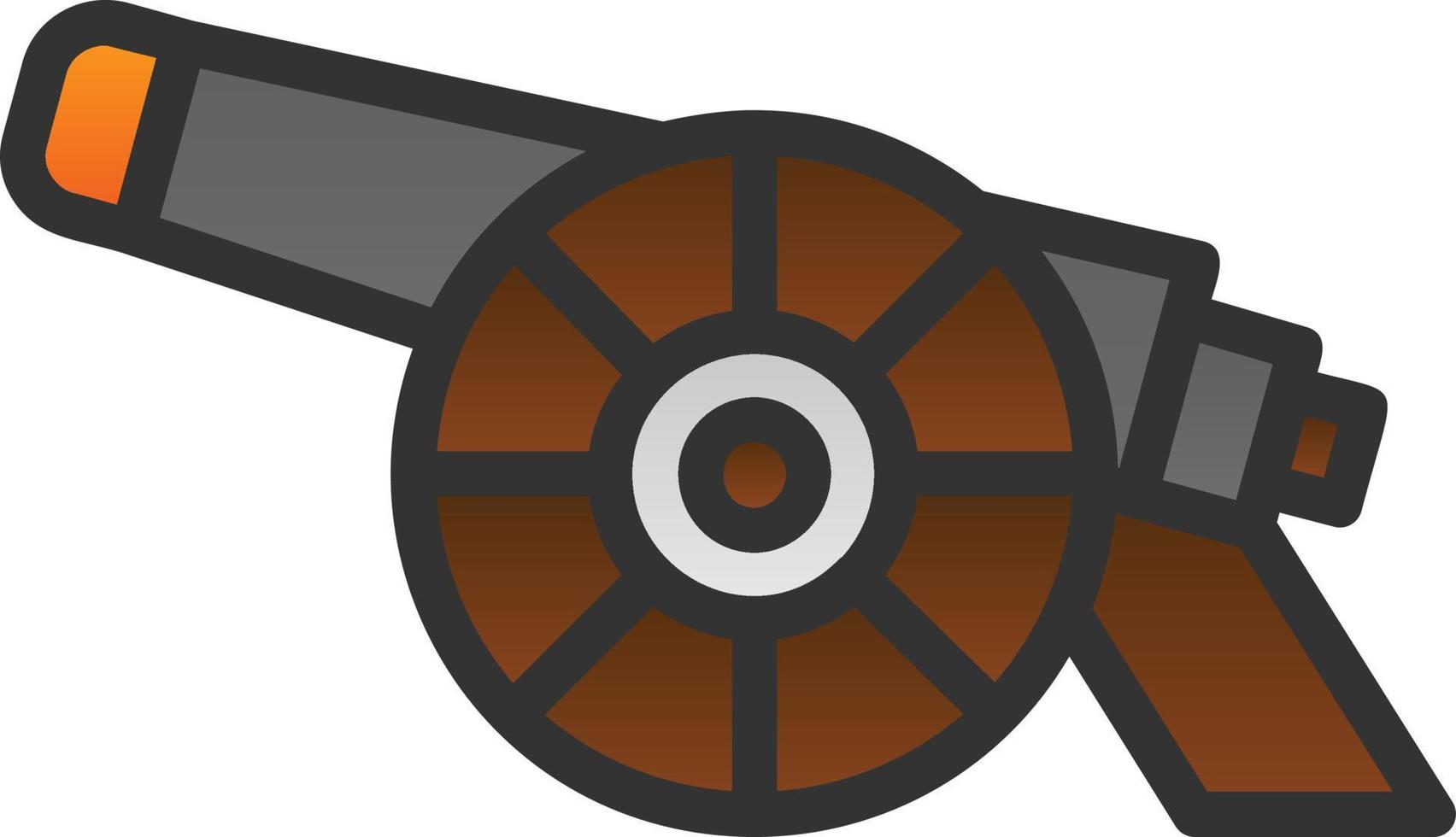 Cannon Vector Icon Design