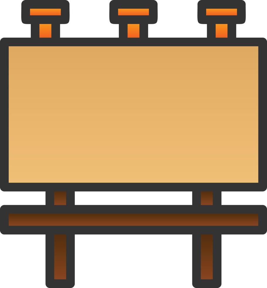 Billboard Vector Icon Design