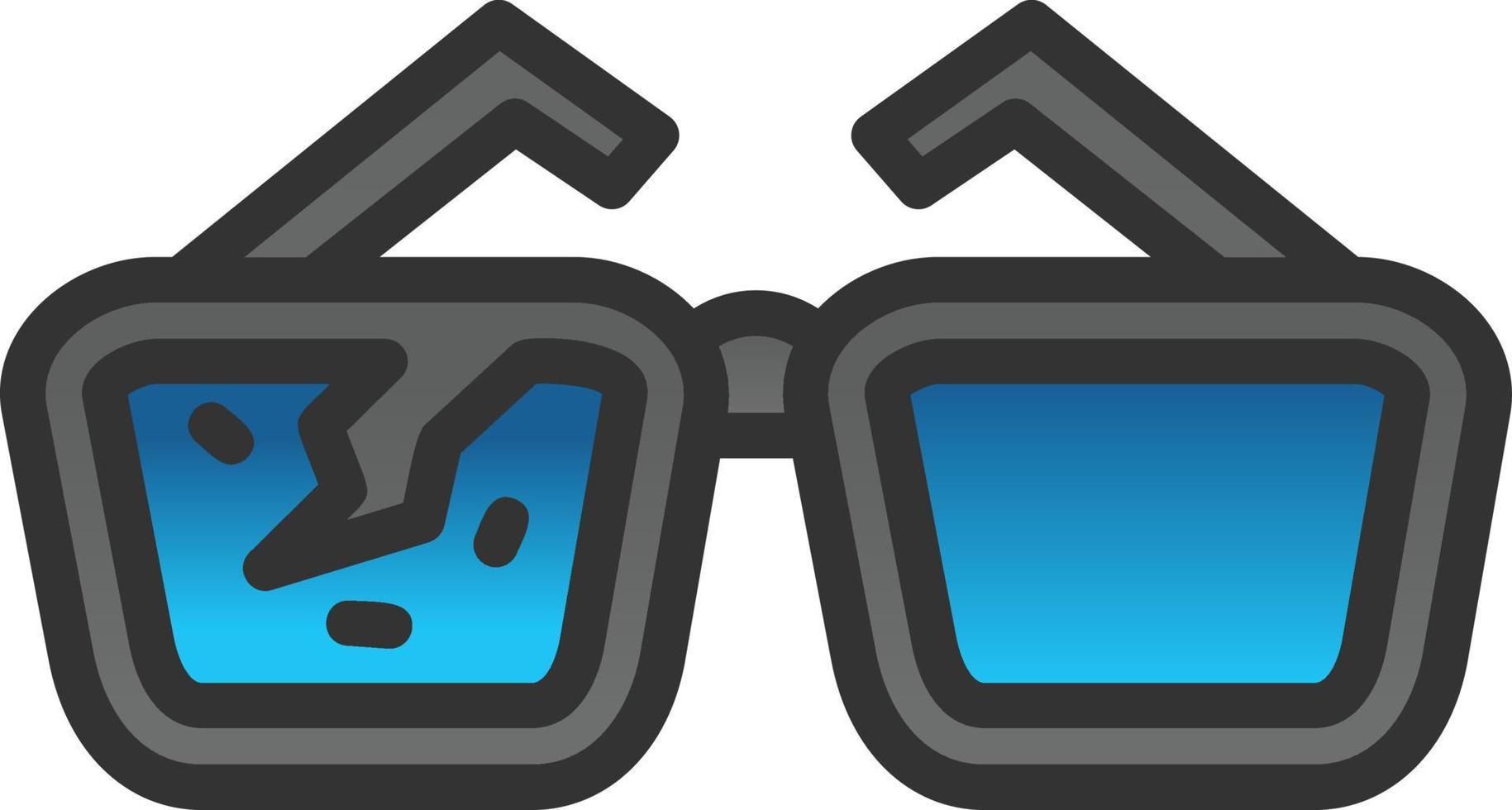 Reading Glasses Vector Icon Design