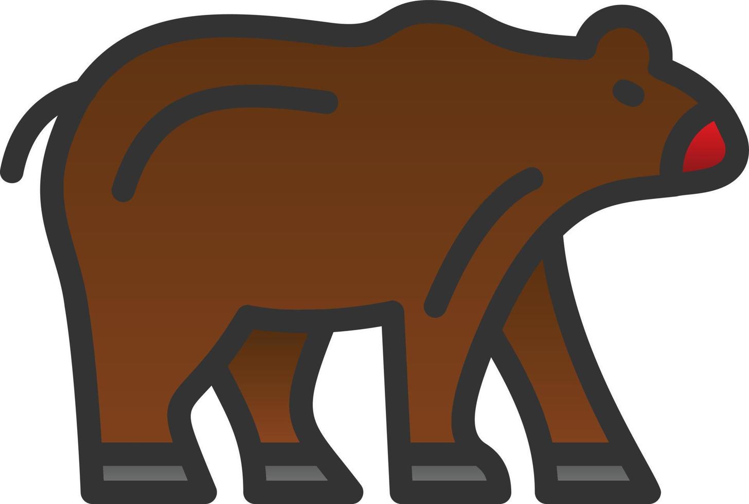 Bear Vector Icon Design