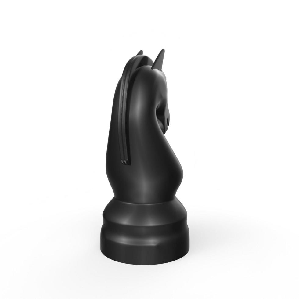Chess objects isolated on background photo