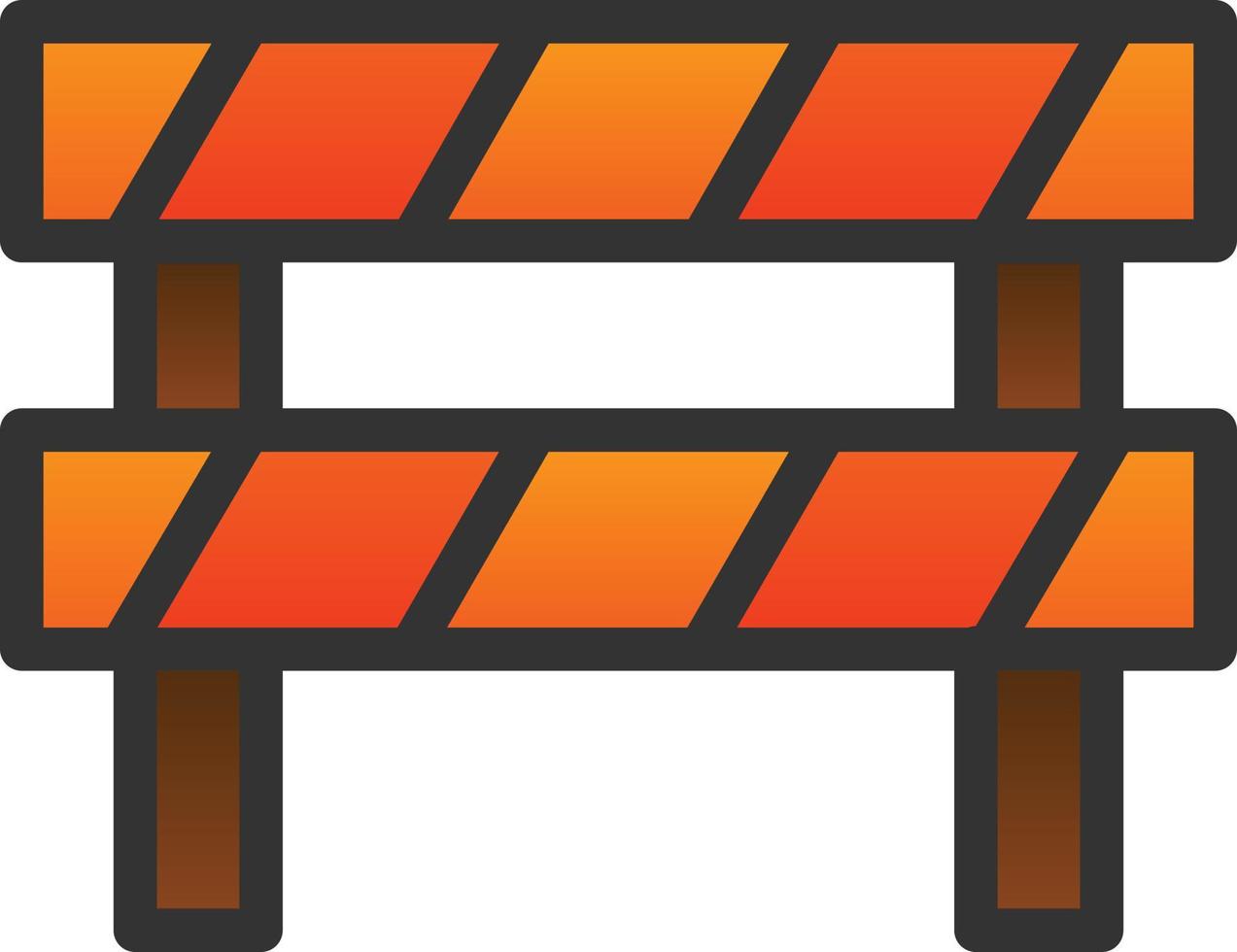 Barrier Vector Icon Design