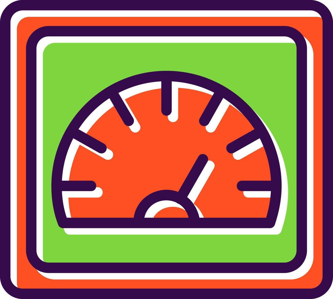 Speed o meter Vector Icon Design