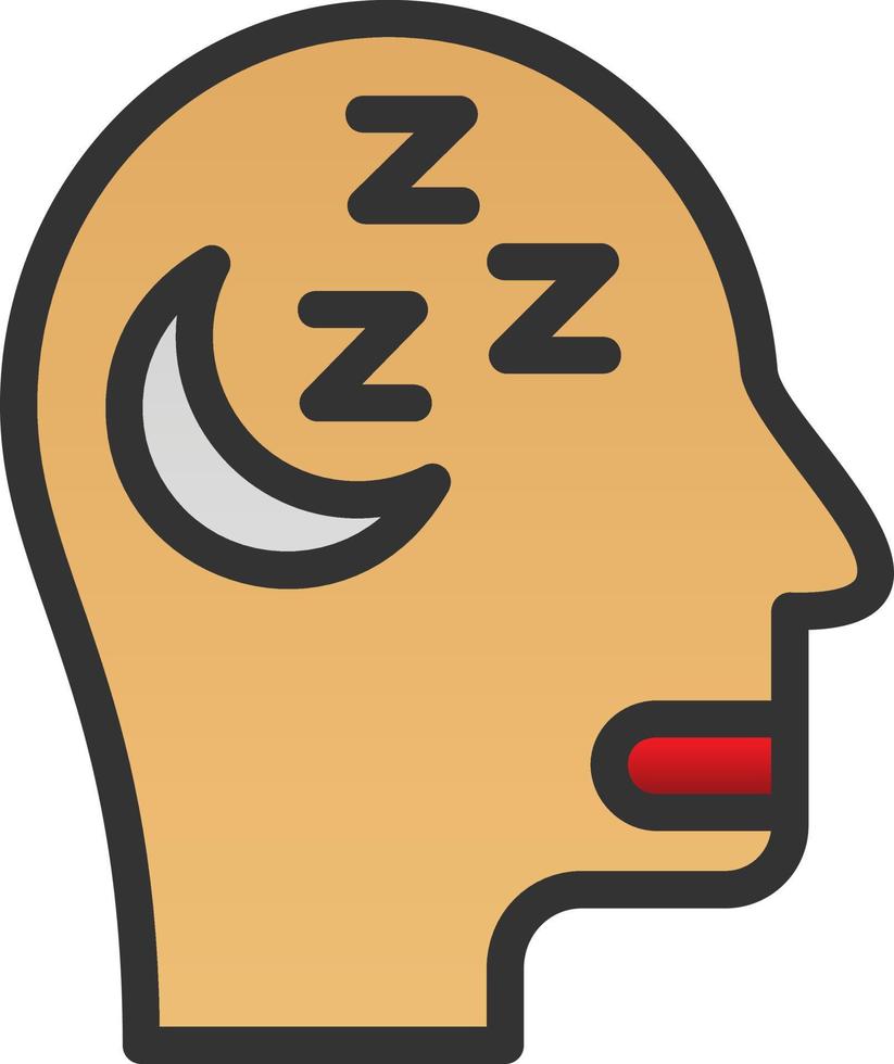 Narocolepsy Vector Icon Design