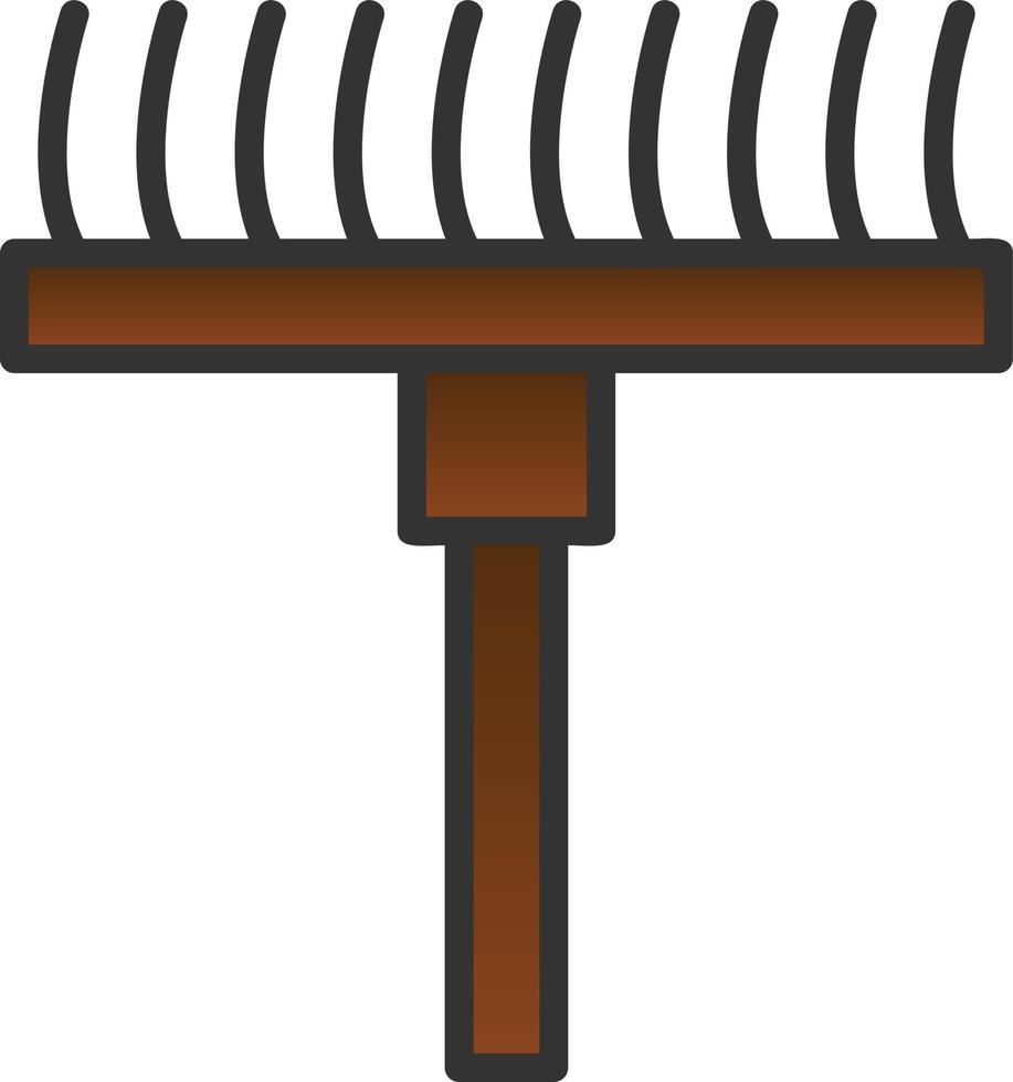 Rake Vector Icon Design