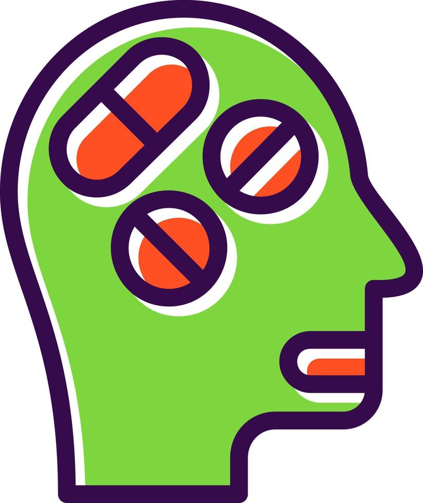 Drug Addict Vector Icon Design