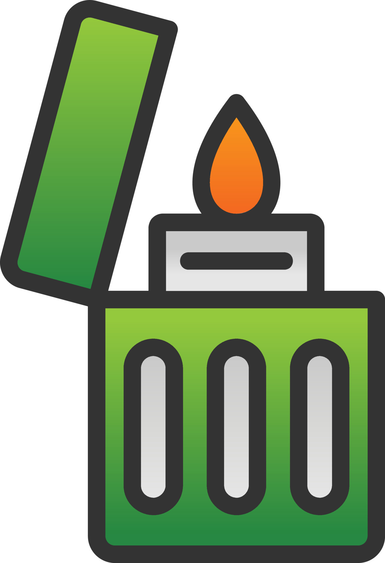 Lighter Vector Icon Design 16960885 Vector Art at Vecteezy