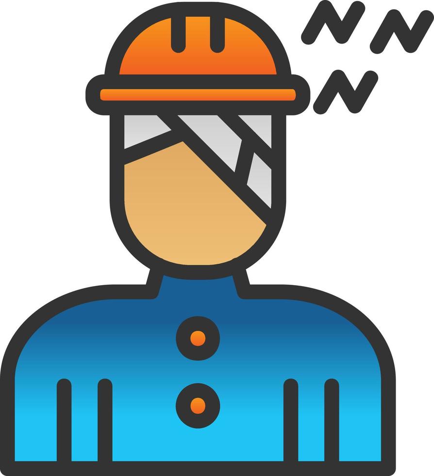 Injury Vector Icon Design