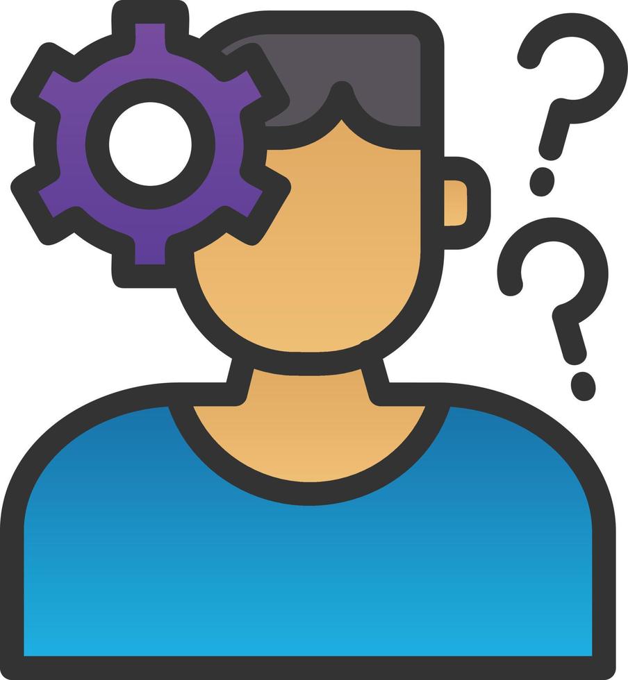 Hallucination Vector Icon Design