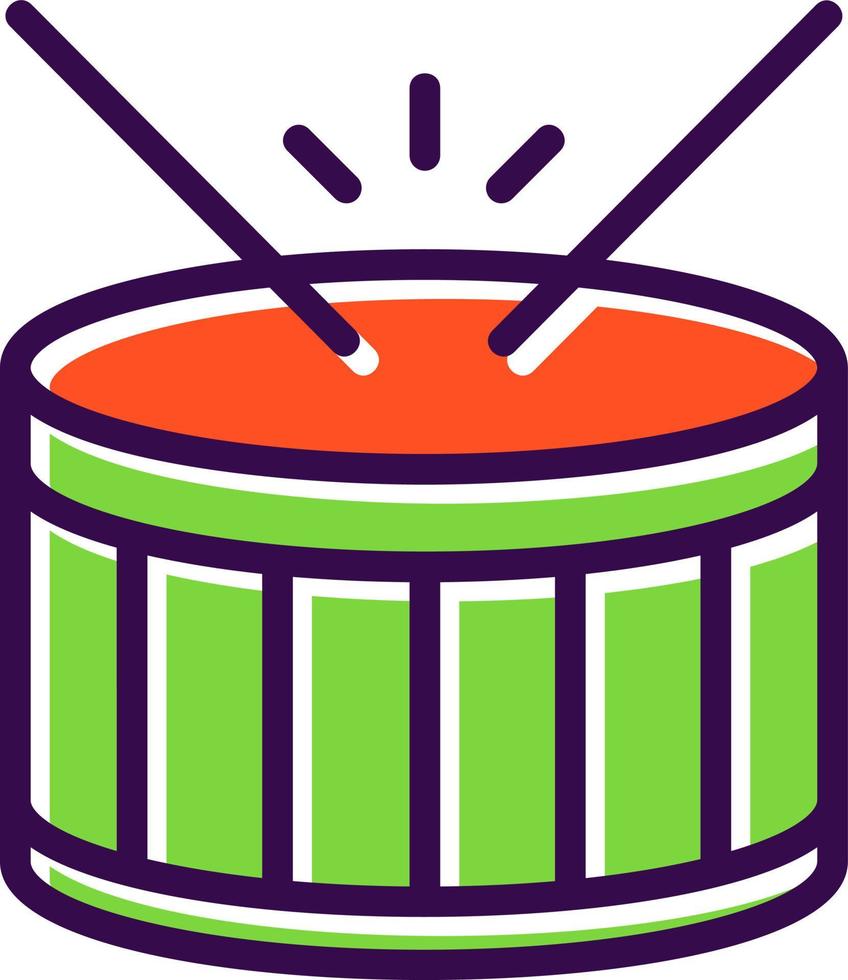 Drum Vector Icon Design