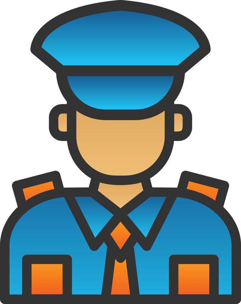 Policeman Vector Icon Design
