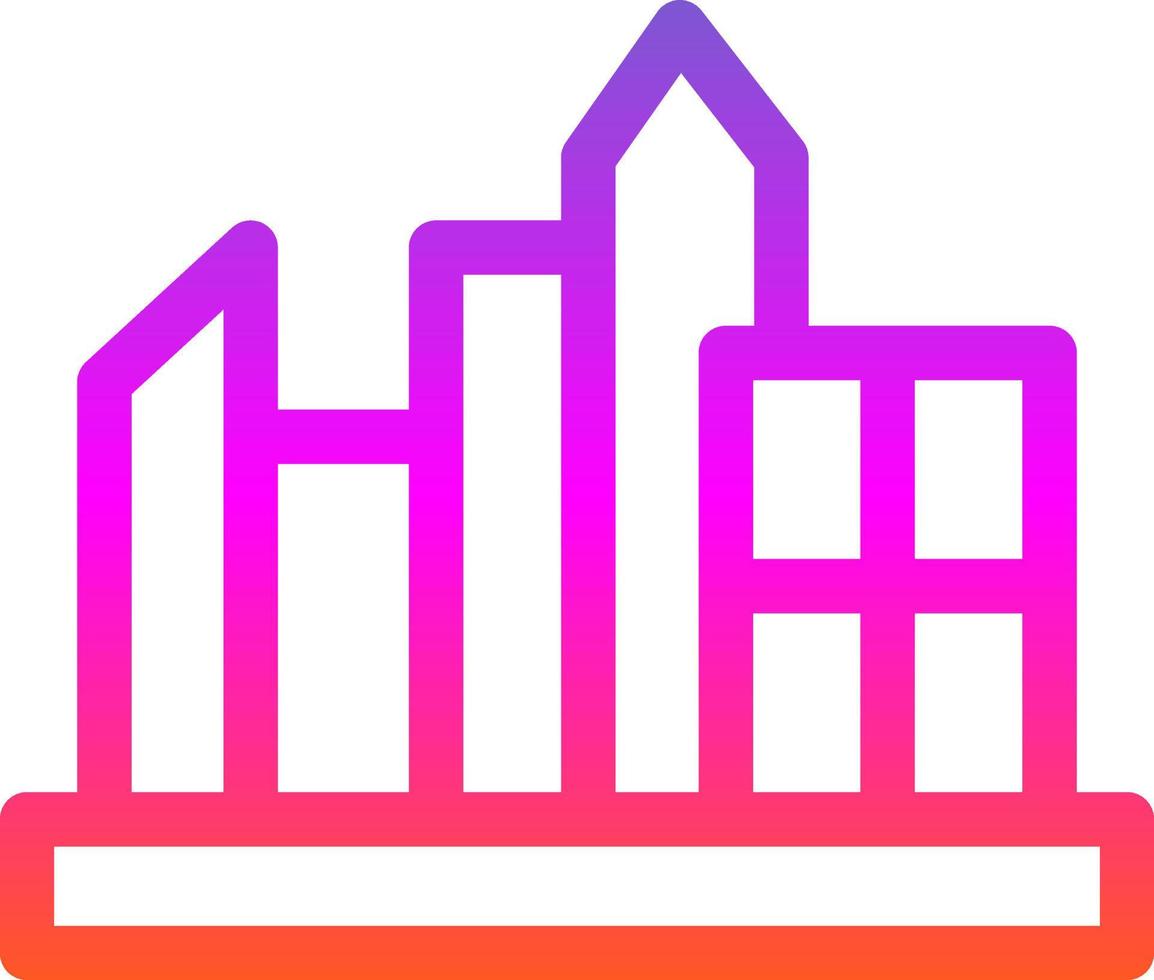 Skyline Vector Icon Design