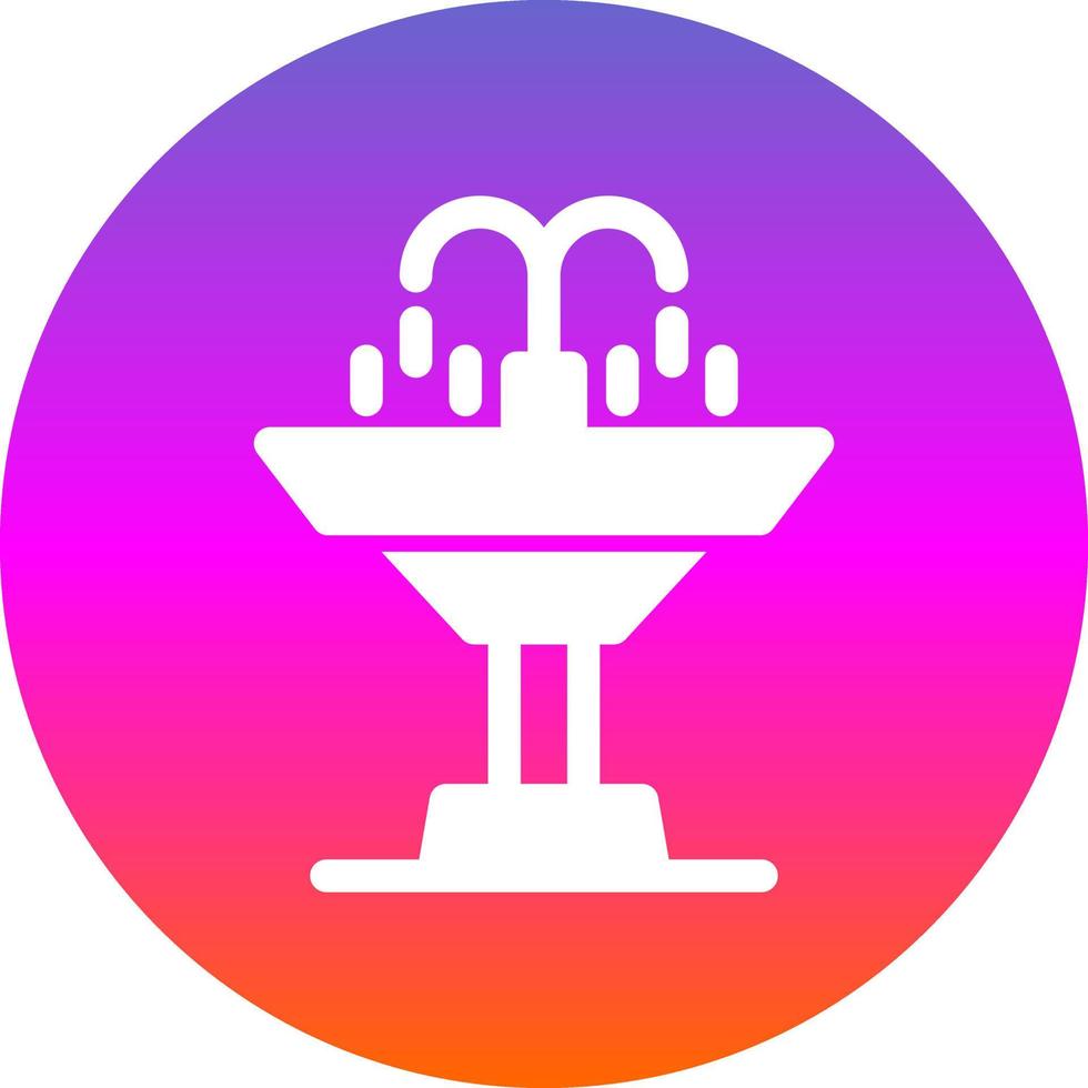 Fountain Vector Icon Design