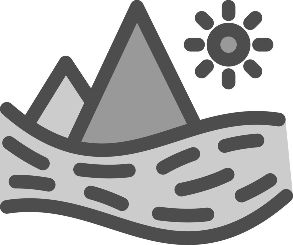 diseño de icono de vector de lago