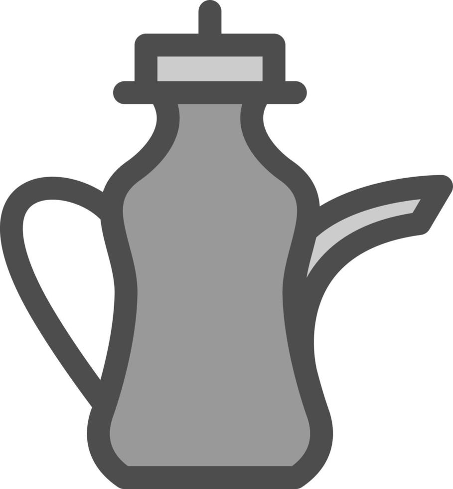 Arabic Teapot Vector Icon Design