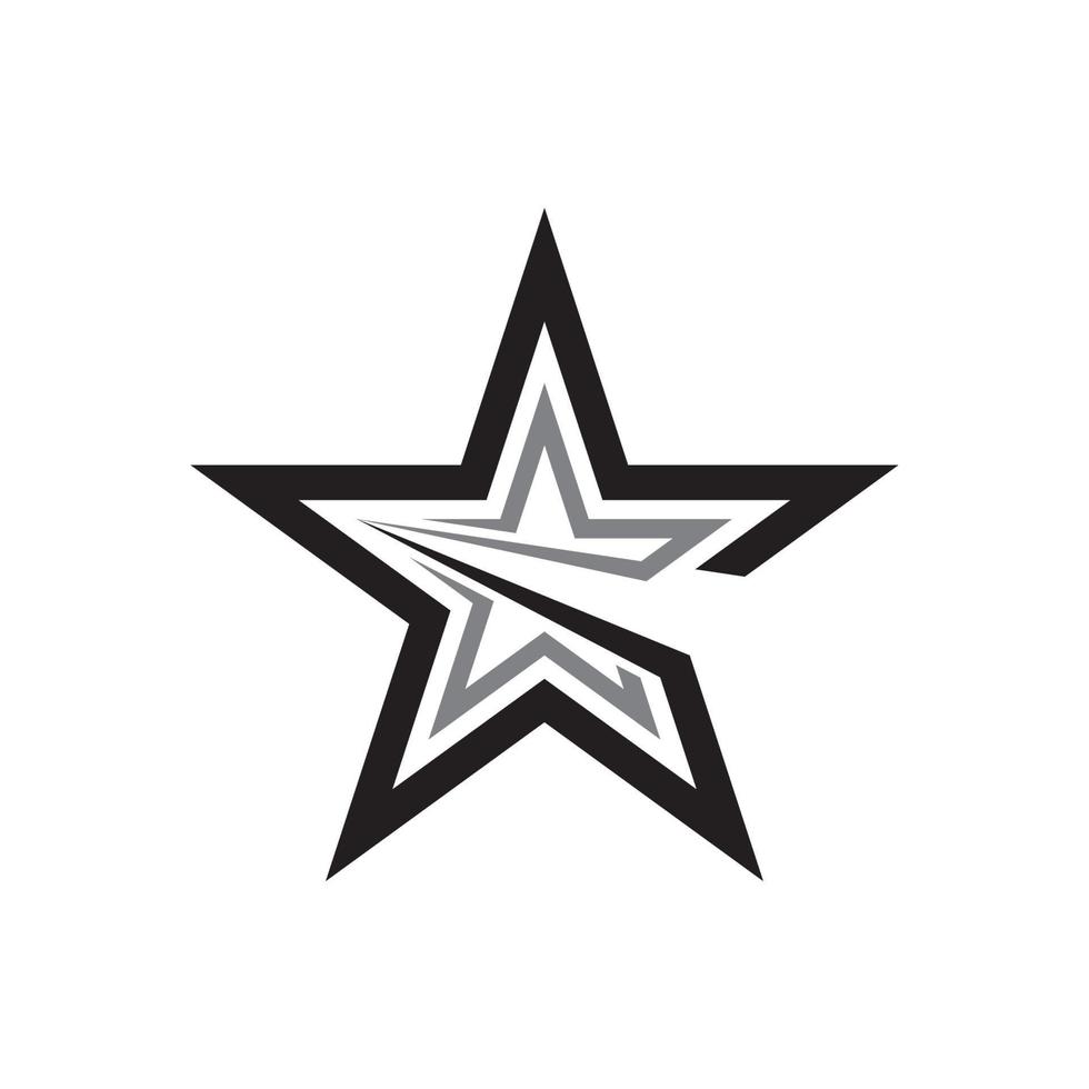 Star icon template vector