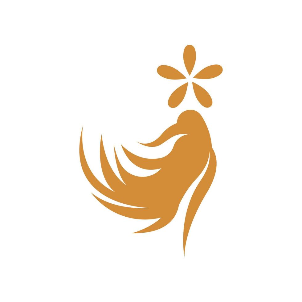 plantilla de diseño de logotipo de ginseng e icono de símbolo vector