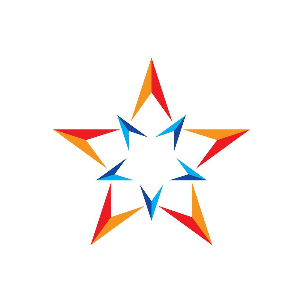 Star icon template vector