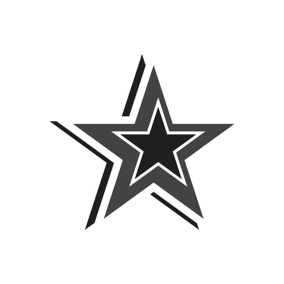 Star icon template vector