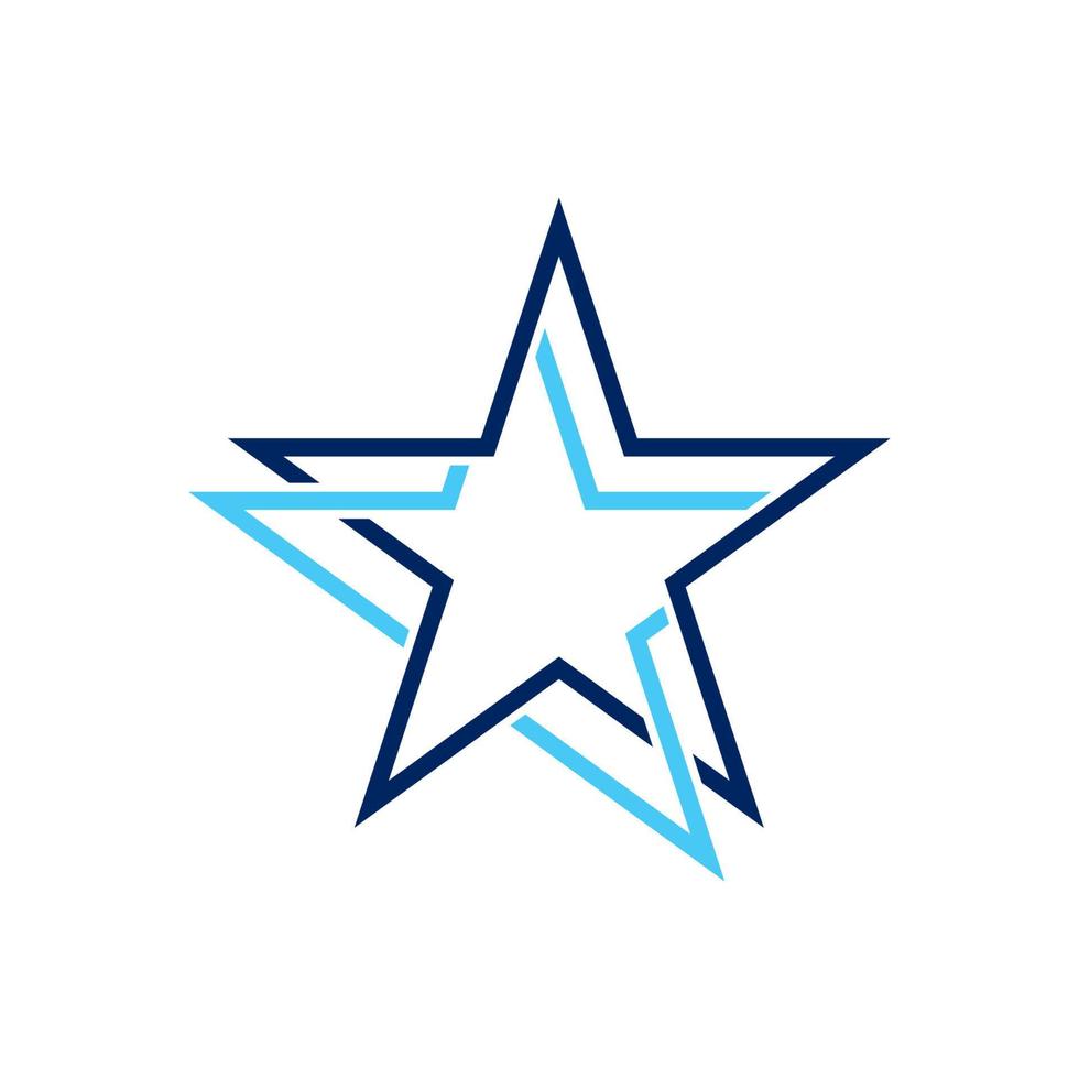 Star icon template vector